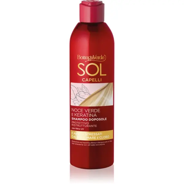 Bottega Verde Bottega Verde Sol Capelli hidratantni šampon za zaštitu nakon sunčanja 250 ml