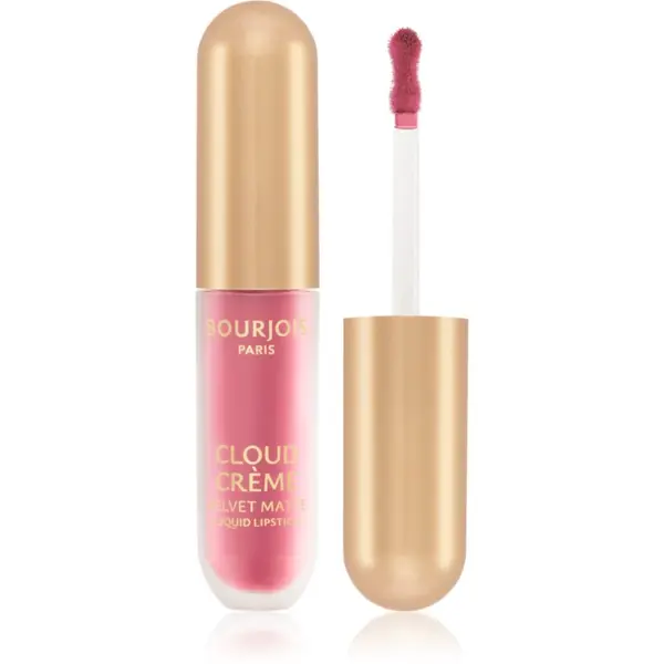 Bourjois Bourjois Cloud Crème Velvet Matte tekući ruž s ultra mat efektom nijansa 01 Rose Bonbon 3.1 ml