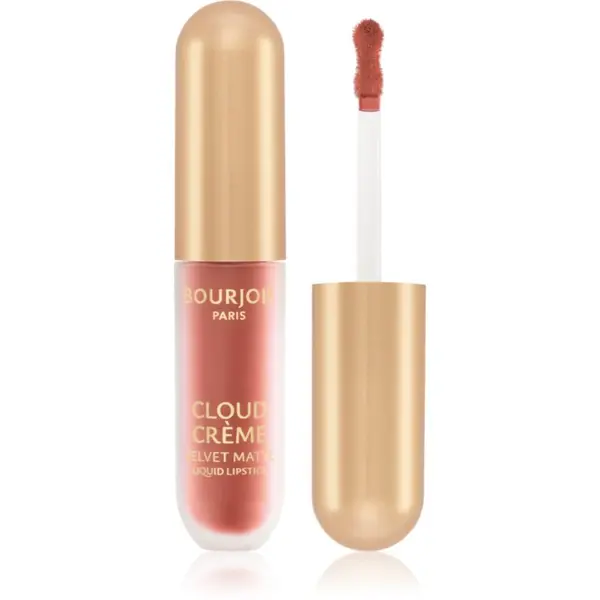 Bourjois Bourjois Cloud Crème Velvet Matte tekući ruž s ultra mat efektom nijansa 06 Passion Peach 3.1 ml