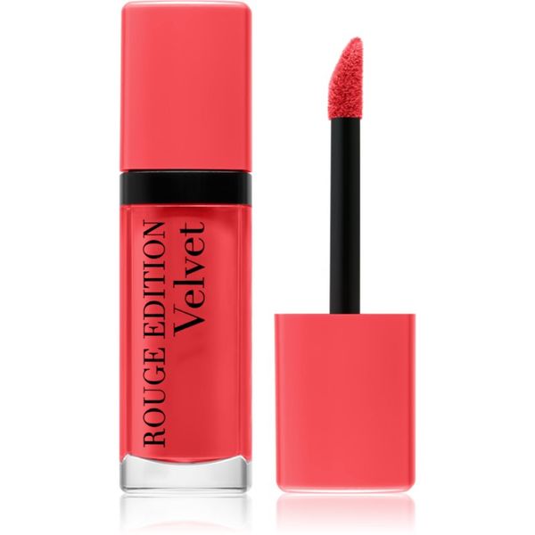 Bourjois Bourjois Rouge Edition Velvet tekući ruž za usne s mat efektom nijansa 04 Peach Club 7.7 ml