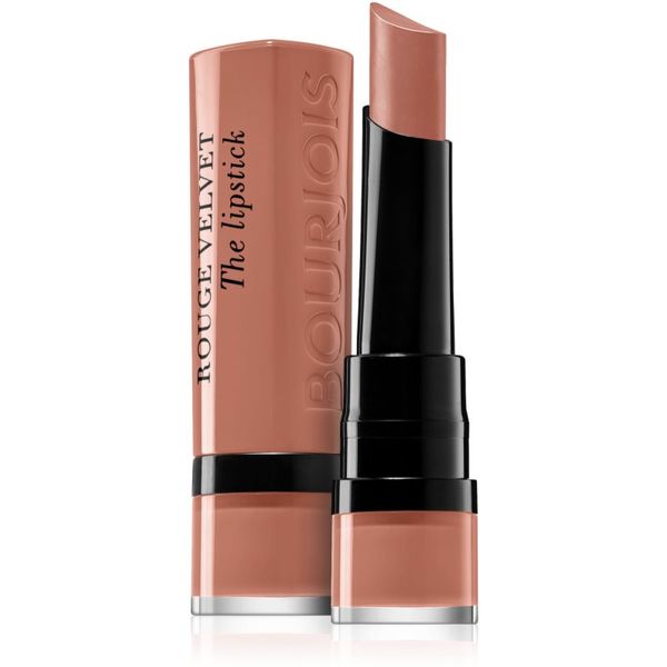 Bourjois Bourjois Rouge Velvet The Lipstick matirajući ruž za usne nijansa 01 Hey Nude! 2,4 g