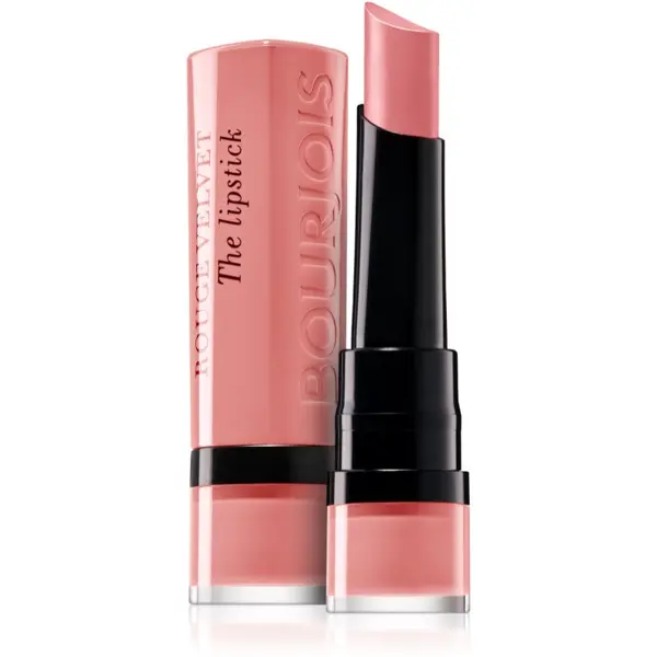 Bourjois Bourjois Rouge Velvet The Lipstick matirajući ruž za usne nijansa 02 Flaming’ Rose 2,4 g