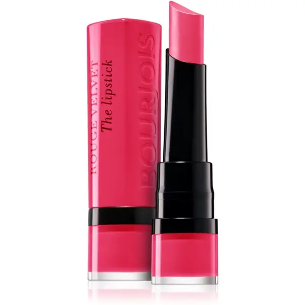 Bourjois Bourjois Rouge Velvet The Lipstick matirajući ruž za usne nijansa 09 Fuchsia Botté 2,4 g