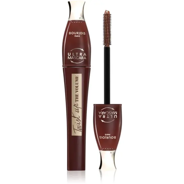 Bourjois Bourjois Twist Up The Volume maskara za volumen sa četkicom 2 u 1 nijansa Brown 8 ml