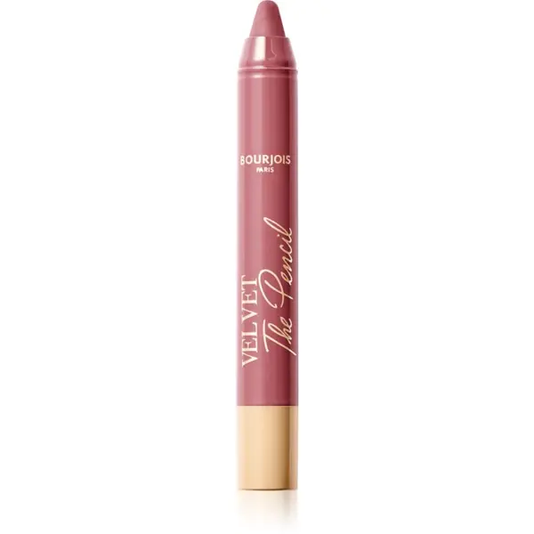 Bourjois Bourjois Velvet the Pencil ruž za usne u olovci s mat efektom nijansa 03 In Mauve Again 1,8 g