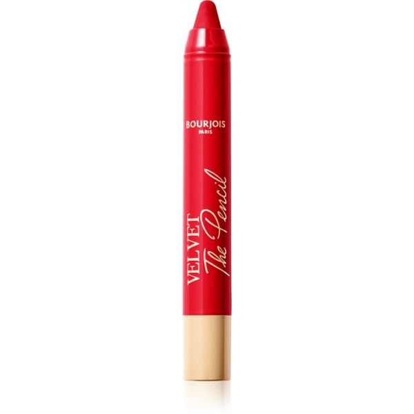 Bourjois Bourjois Velvet the Pencil ruž za usne u olovci s mat efektom nijansa 07 Rouge Es-carmin 1,8 g