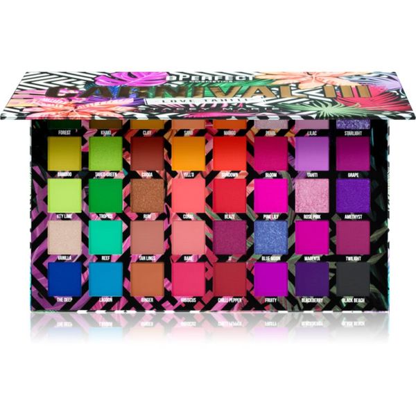 BPerfect BPerfect Carnival III Love Tahiti paleta sjenila za oči 64 g
