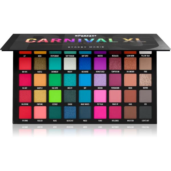 BPerfect BPerfect Carnival XL paleta sjenila za oči 67 g