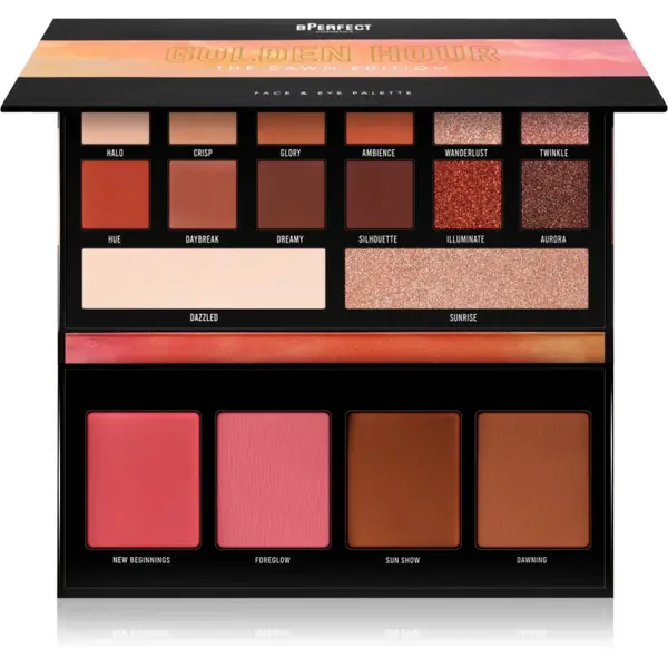 BPerfect BPerfect Golden Hour The Dawn Edition multifunkcionalna paleta za lice 54.6 g