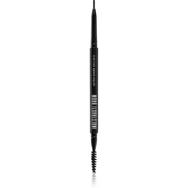 BPerfect BPerfect Indestructi'Brow dugotrajna olovka za obrve sa četkicom nijansa Ultra Dark Brown 10 g