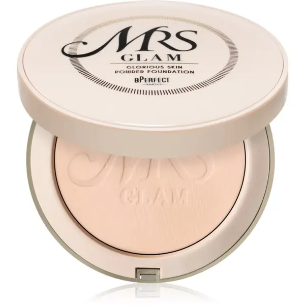 BPerfect BPerfect Mrs Glam Glorious Skin kompaktni puder s mat učinkom nijansa 01 Light Pink 70 g
