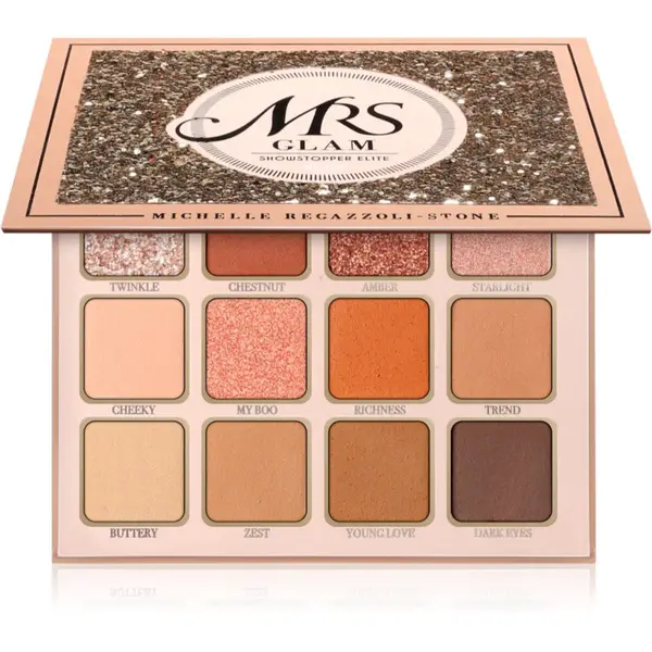 BPerfect BPerfect Mrs Glam Showstopper Elite Palette paleta sjenila za oči 16.8 g