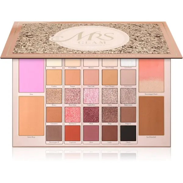 BPerfect BPerfect Mrs Glam Showstopper II Palette multifunkcionalna paleta za lice i oči 1 kom