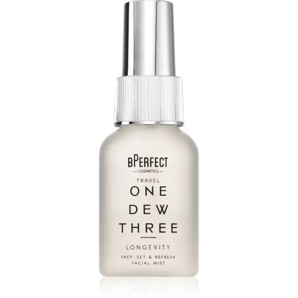 BPerfect BPerfect One Dew Three sprej za fiksiranje šminke s hidratantnim učinkom mini pakiranje 30 ml