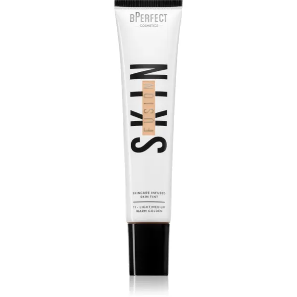 BPerfect BPerfect Skin Fusion lagani puder za prirodan izgled nijansa 11 Light/Medium Warm Golden 30 ml