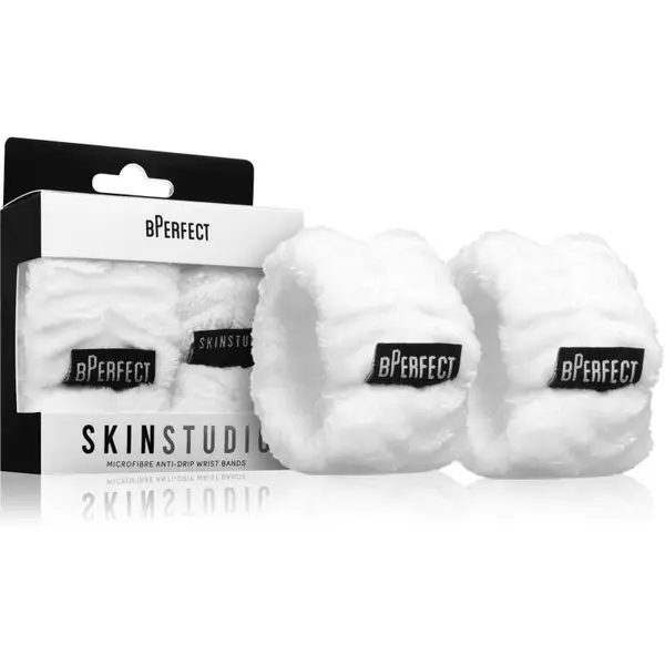 BPerfect BPerfect Skin Studio Wristbands narukvice protiv slijevanja vode tijekom umivanja od mikrofibre 2 kom