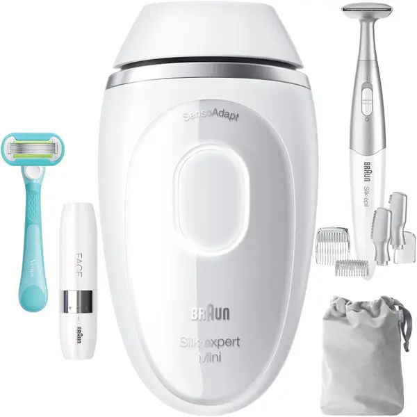 Braun Braun IPL Silk·expert Mini PL1115 IPL epilator za lice, tijelo, bikini zonu i pazuh 1 kom