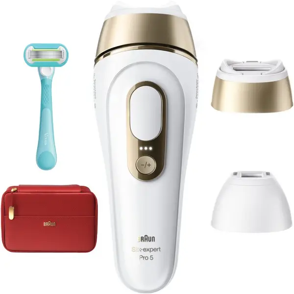Braun Braun IPL Silk·expert Pro 5 PL5221 pametni IPL uređaj za uklanjanje dlačica na tijelo, lice, bikini zonu i pazuhe 1 kom