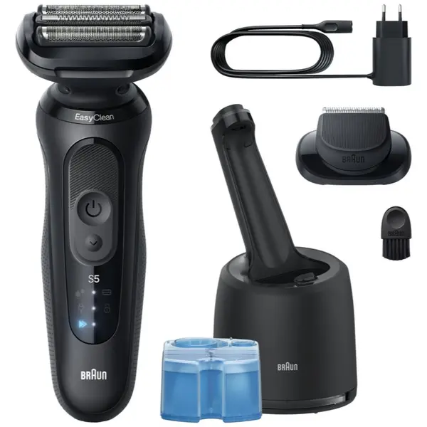 Braun Braun Series 5 52-N7200cc električni aparat za brijanje sa stanicom za čišćenje i punjenje SmartCare Black 1 kom
