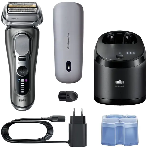 Braun Braun Series 9 PRO+ 9675cc električni aparat za brijanje sa stanicom za čišćenje i punjenje Black 1 kom