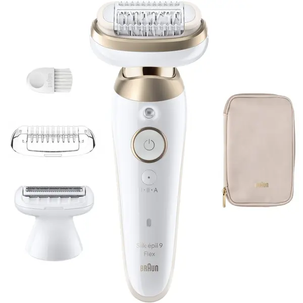 Braun Braun Silk-épil 9 Flex 9-030 3D epilator s potpuno fleksibilnom glavom za mokro i suho brijanje 1 kom