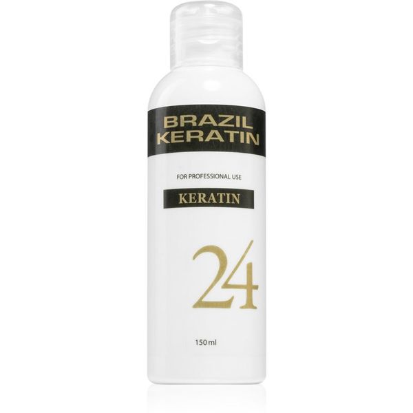 Brazil Keratin Brazil Keratin Keratin Treatment 24 specijalna zaštitna krema s ribljim uljem za zaglađivanje i obnavljanje oštećene kose 150 ml
