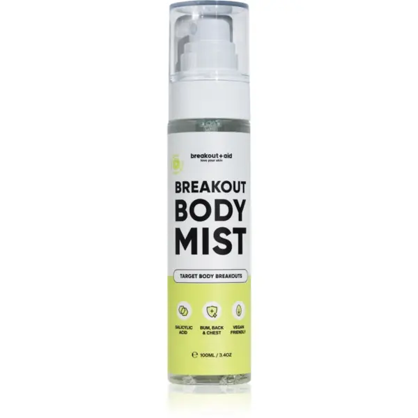 breakout + aid breakout + aid Body Mist sprej za tijelo protiv akni 100 ml