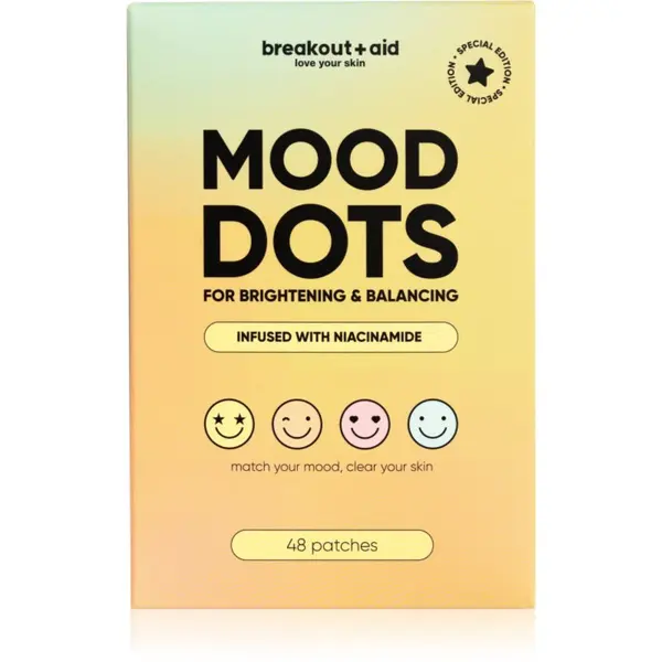 breakout + aid breakout + aid MOOD DOTS flasteri za problematičnu kožu lica protiv akni 48 kom