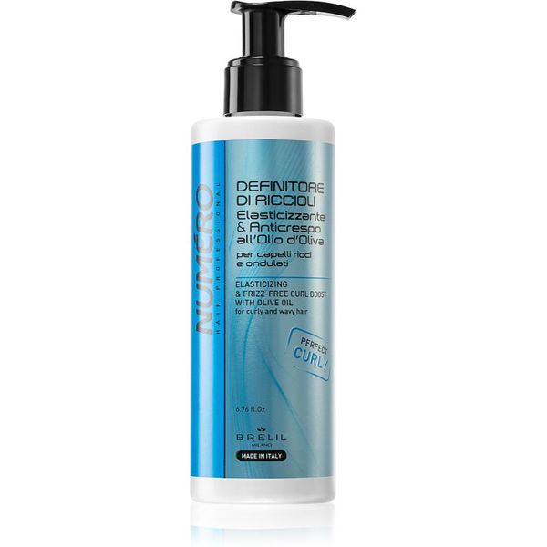 Brelil Professional Brelil Numéro Elasticizing & Frizz-Free Curl Boost krema za kovrčavu kosu 200 ml