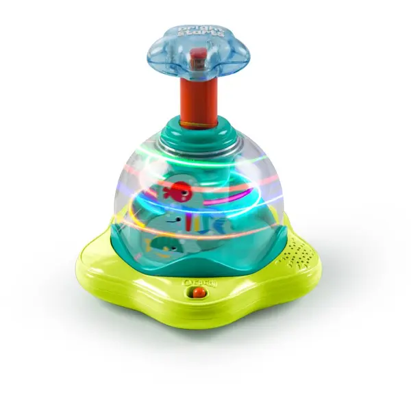 Bright Starts Bright Starts Press & Glow Spinner aktivna igračka s melodijom 6 m+ 1 kom