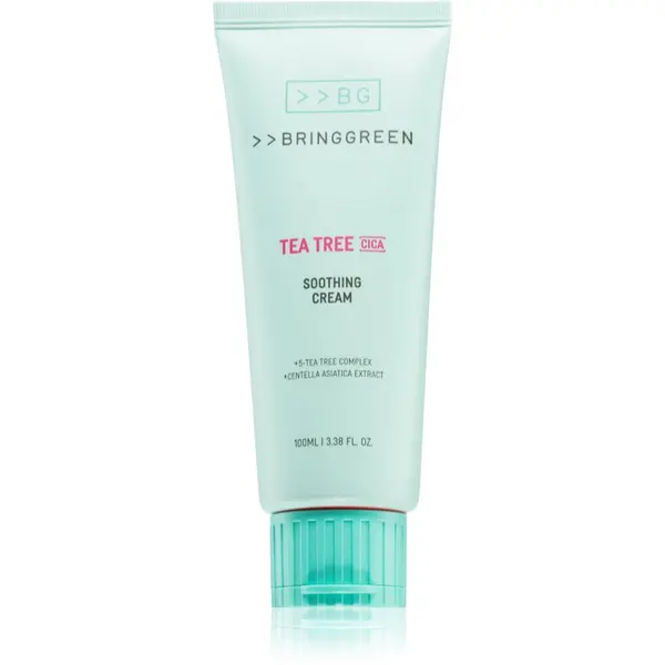 BRINGGREEN BRINGGREEN Tea Tree Cica Soothing Cream Plus intenzivna hranjiva krema s umirujućim djelovanjem 100 ml