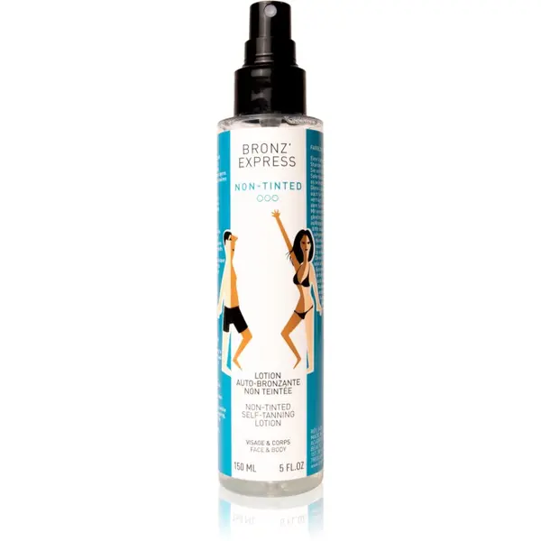 Bronz'Express Bronz'Express Immediate Effect Non-Tinted sprej za samotamnjenje za tijelo i lice 150 ml