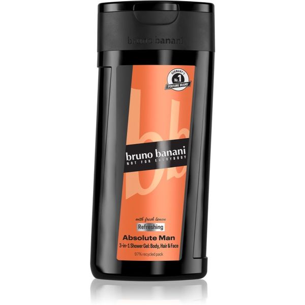 Bruno Banani Bruno Banani Absolute Man osvježavajući gel za tuširanje 3 u 1 za muškarce 250 ml