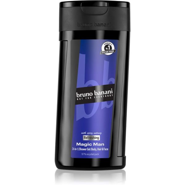 Bruno Banani Bruno Banani Magic Man osvježavajući gel za tuširanje 3 u 1 za muškarce 250 ml