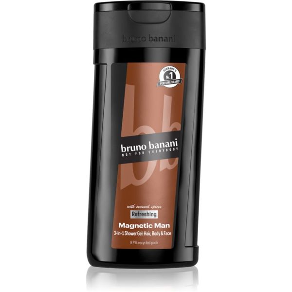 Bruno Banani Bruno Banani Magnetic Man parfumirani gel za tuširanje 3 u 1 za muškarce 250 ml