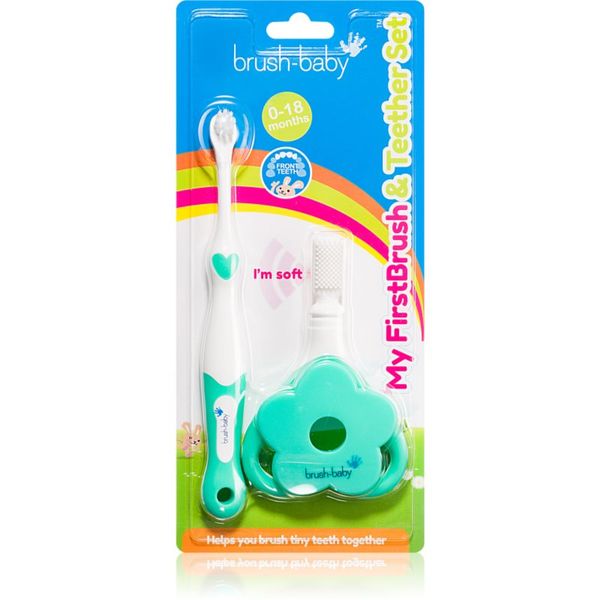 Brush Baby Brush Baby Applemint četkica za zube za djecu 3 kom