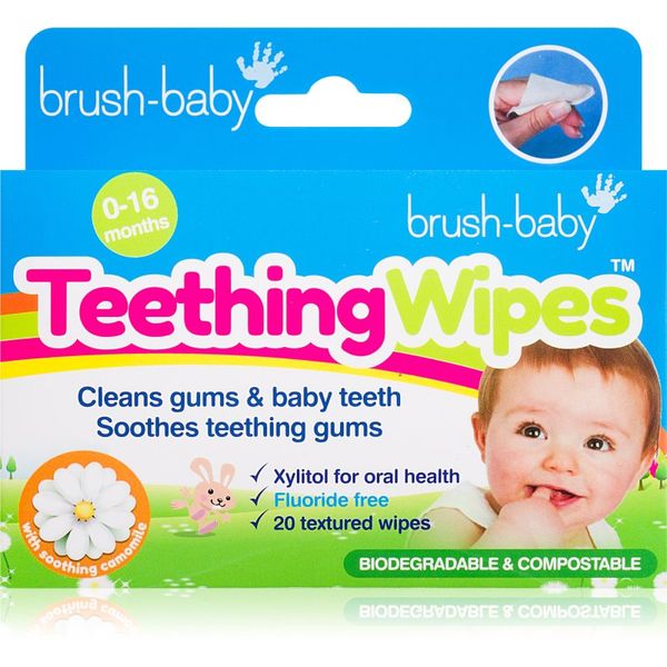 Brush Baby Brush Baby Applemint salvete za zube za djecu 20 kom