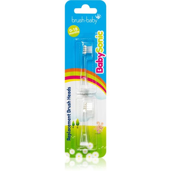 Brush Baby Brush Baby BabySonic zamjenske glave za zubnu četkicu 0-18 months 2 kom