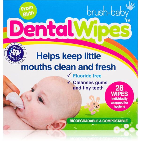 Brush Baby Brush Baby DentalWipes salvete za zube za djecu 6 kom