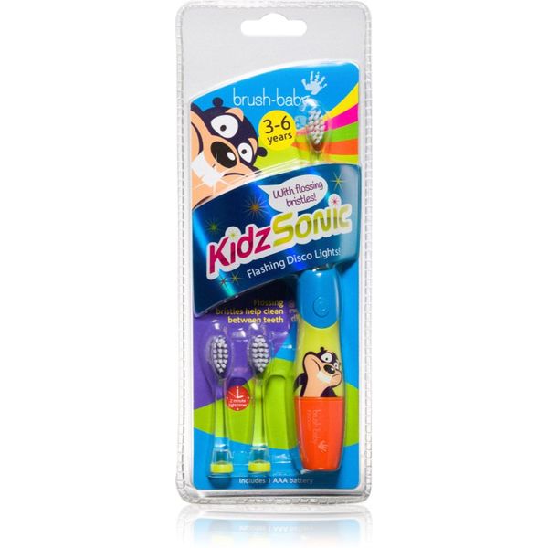Brush Baby Brush Baby KidzSonic električna četkica za zube + zamjenske glave 1 kom