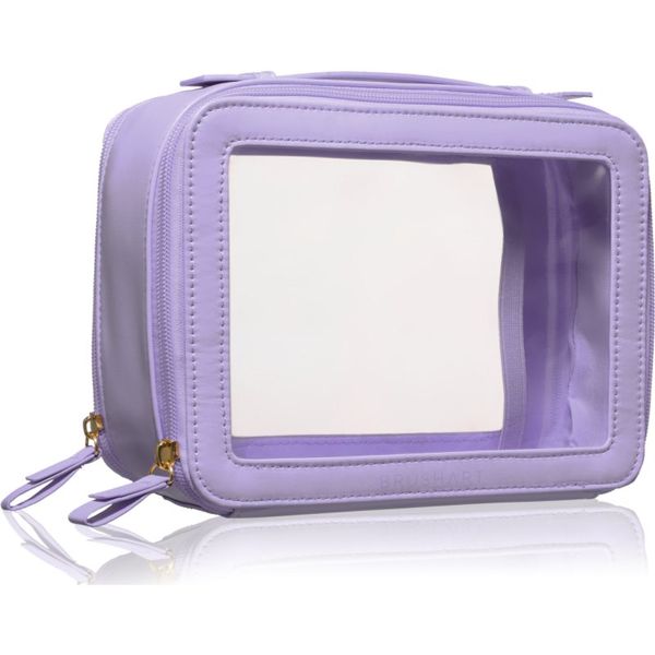 BrushArt BrushArt Accessories Transparent make-up case kozmetički kofer Lilac 1 kom