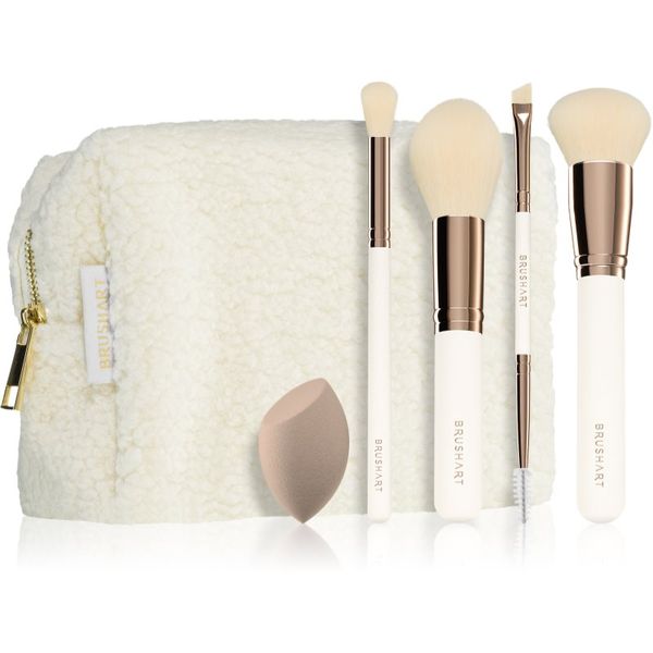 BrushArt BrushArt Basic Soft Glam make-up brush set Set kistova s torbicom
