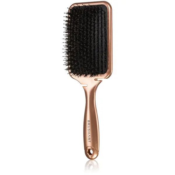 BrushArt BrushArt Hair Boar bristle paddle hairbrush četka za kosu s čekinjama divlje svinje Bronze 1 kom