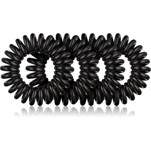 BrushArt BrushArt Hair Rings gumice za kosu Black 4 kom