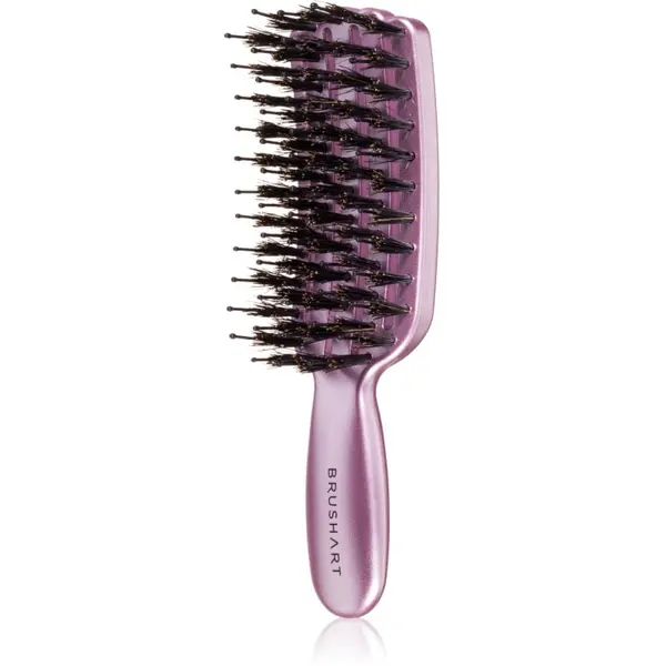 BrushArt BrushArt Hair Vent blowdry hairbrush with boar bristles četka za kosu s najlonskim i svinjskim čekinjama Mini 1 kom