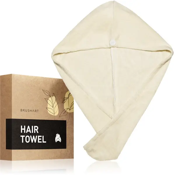 BrushArt BrushArt Home Salon Hair towel ručnik za kosu Cream