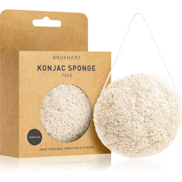 BrushArt BrushArt Home Salon Konjac sponge nježna eksfolijacijska spužvica za lice Natural 5 g