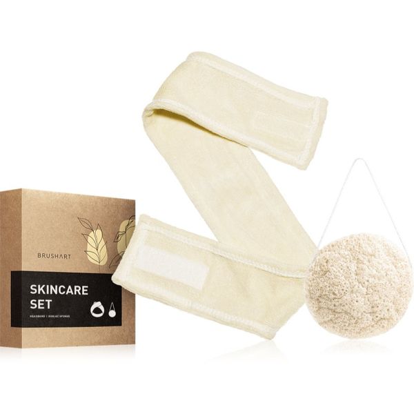 BrushArt BrushArt Home Salon Skincare set Headband & Konjac sponge set za njegu lica