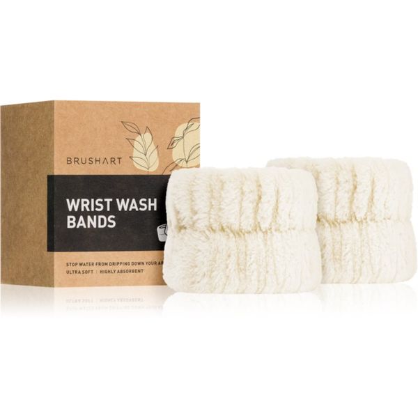 BrushArt BrushArt Home Salon Wrist wash bands narukvice protiv slijevanja vode tijekom umivanja Cream 2 kom