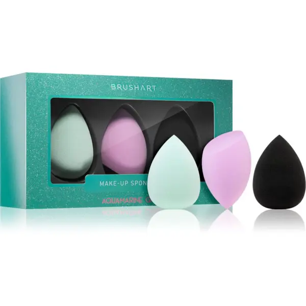 BrushArt BrushArt Make-up Sponge Set spužvica za puder AQUAMARINE GREEN